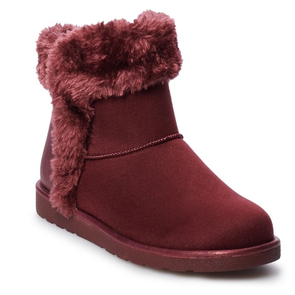 LAST Pair!!NEW in BOX SUEDE Winter BOOTS BOOTIES - Picture 2 of 8